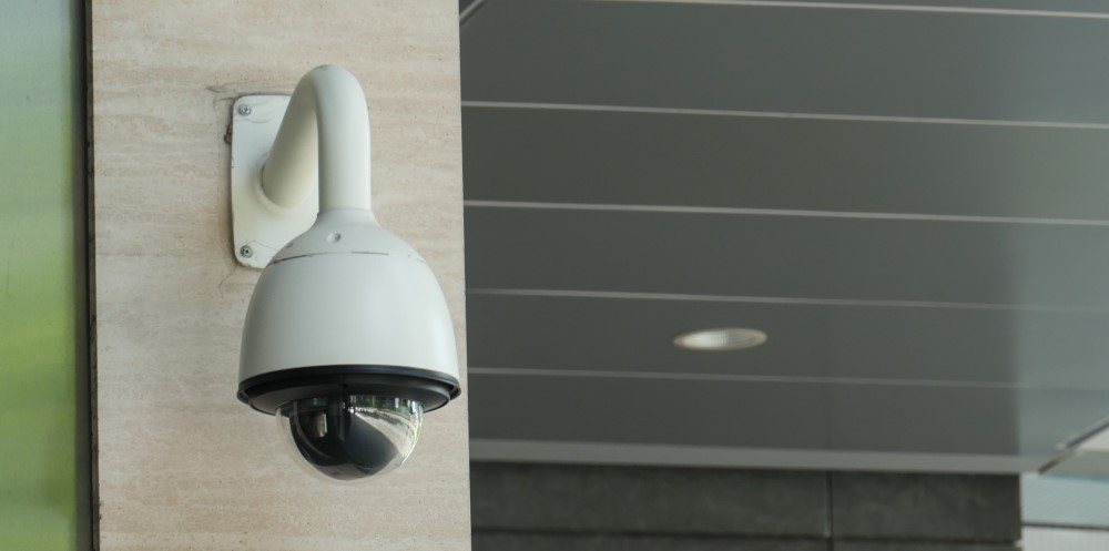 a CCTV camera in an office to stop employee theft