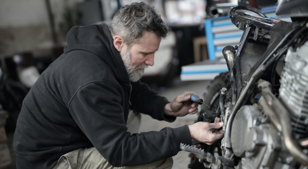 a SME mechanic business fixes a car 